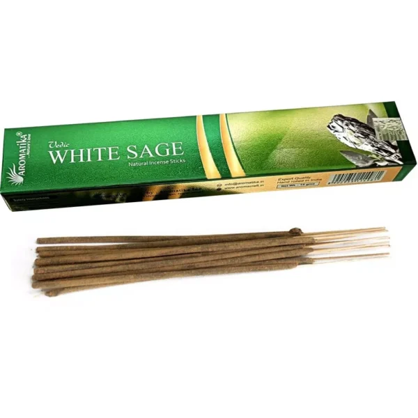 Encens bâton Sauge Blanche aromatika – Image 2