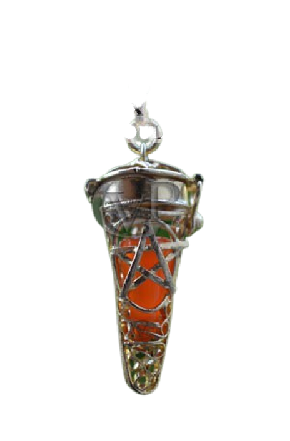 Pendule cône pentagramme + 7 pierres – Image 2